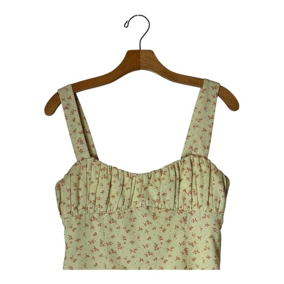 Princes Polly Dress Women 8 Yellow Floral Freya Mini Sheath Boho Cottagecore - Picture 5 of 14